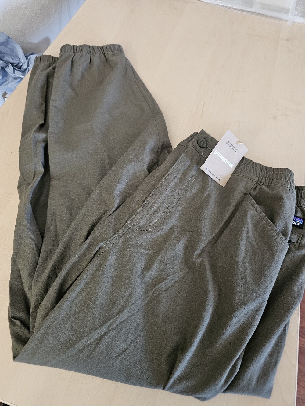 Nwt Patagonia Men's Nomader Joggers Sz L Basin Green (A) - Picture 4 of 5